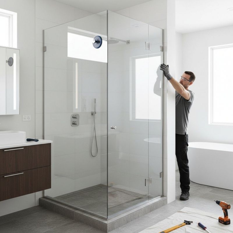 Glass Shower Door Installation in Wilmington, NC
