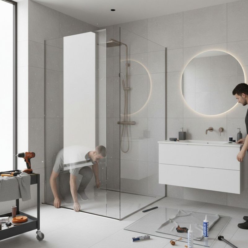 Glass Shower Door Installation in Denver County, CO